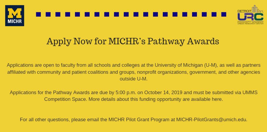 MICHR Pathway Awards